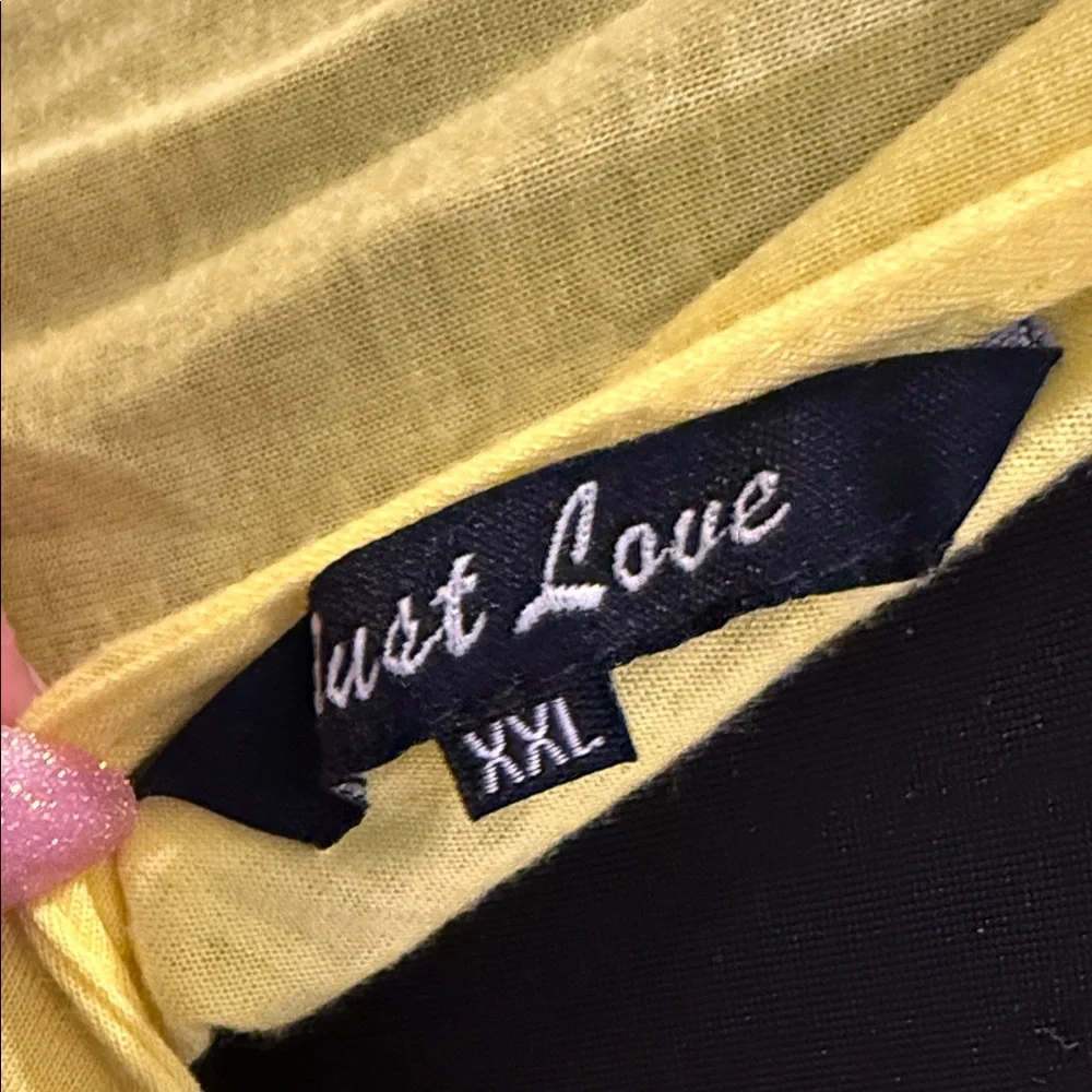 Just Love Bright Yellow V-Neck Sleeveless Maxi Dress - Picture 5 of 6
